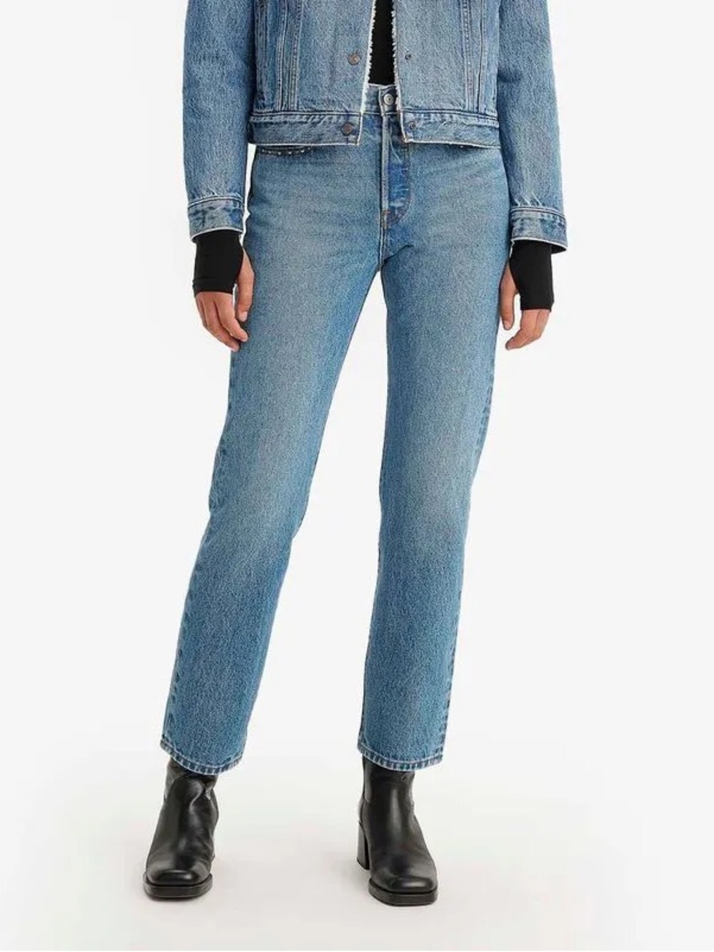 NWT Levi’s 501 size 32 32x30 jeans straight leg studded
